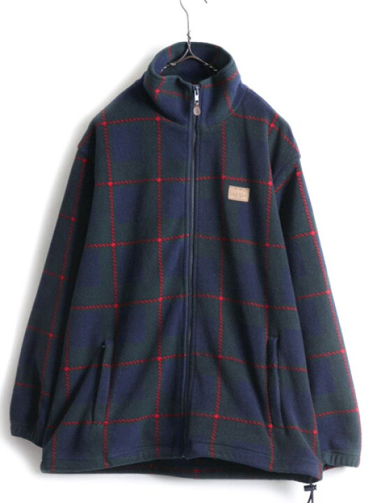 楽天市場】90s □ LAUREN ラルフローレン チェック フリース  