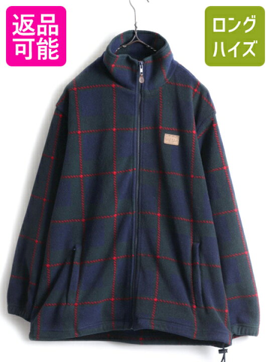 楽天市場】90s □ LAUREN ラルフローレン チェック フリース  