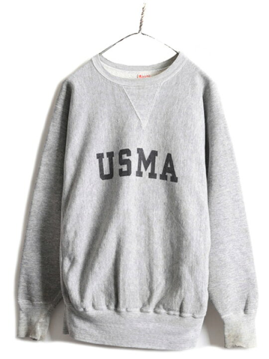 楽天市場】70s 単色タグ ☆ チャンピオン リバースウィーブ 前V USMA 