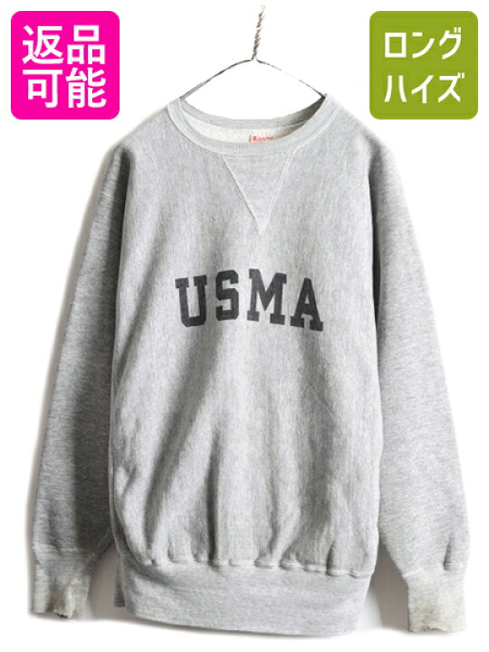 楽天市場】70s 単色タグ ☆ チャンピオン リバースウィーブ 前V USMA  