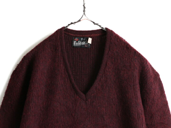 楽天市場】60s ビンテージ モヘア 25%☆ Vネック ウール モヘヤ 長袖 