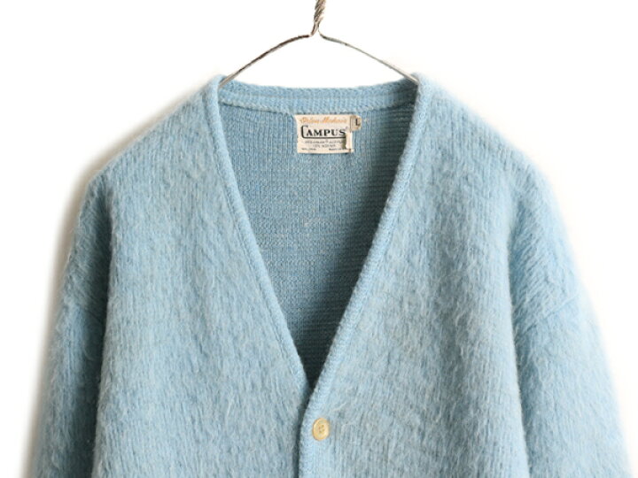 楽天市場】60s USA製 モヘア 15%☆ CAMPUS アクリル モヘヤ 長袖 
