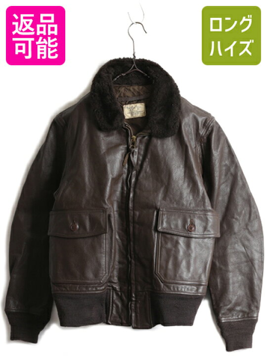 楽天市場】70s ビンテージ ☆ 76年製 米軍実物 US NAVY 本革 レザー G  