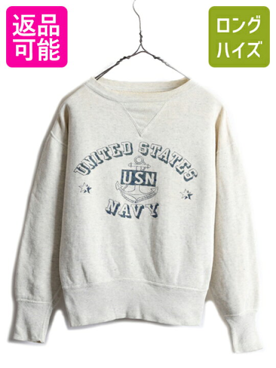 楽天市場】50s ビンテージ ☆ US NAVY 前V 3段 フロッキー プリント 