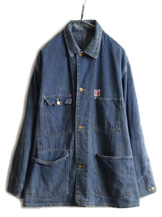 楽天市場】40s USA製 ハート刺繍タグ ☆ カーハート インディゴ デニム 