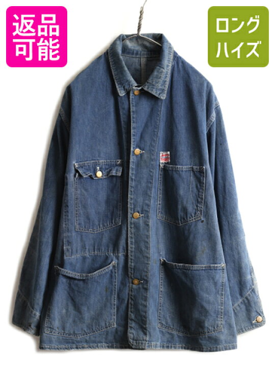 楽天市場】40s USA製 ハート刺繍タグ ☆ カーハート インディゴ デニム 