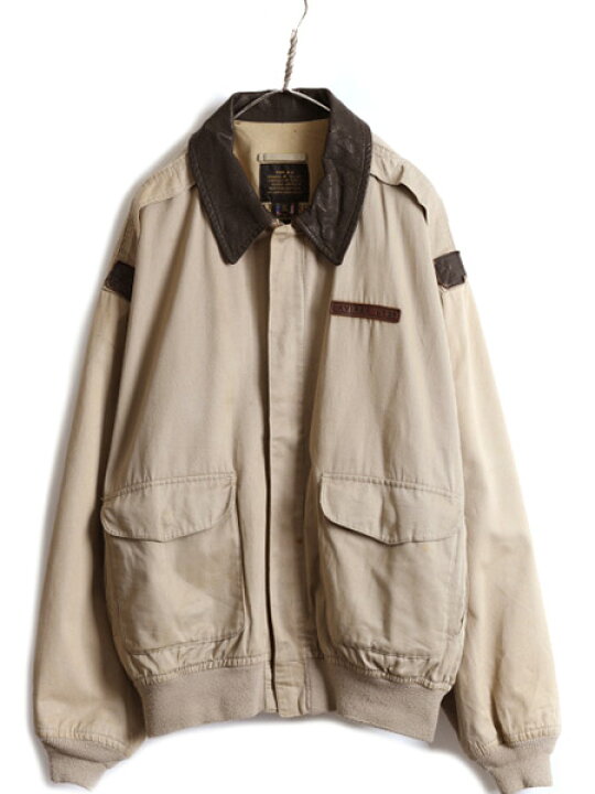 楽天市場】90s USA製 大きいサイズ XL □ AVIREX A-2 タイプ コットン  