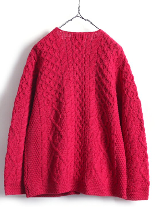 楽天市場】アイルランド製 □ aran crafts フィッシャーマン メリノ  
