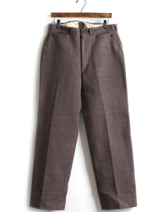 楽天市場】50s ビンテージ □ チェック ヘビー ウール スラックス  