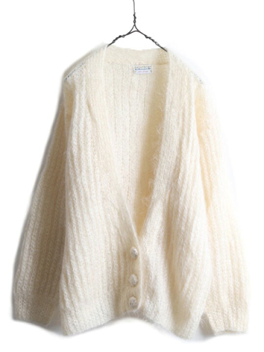 楽天市場】手編み 70s ビンテージ □ 毛長 モヘア ハンド ニット  