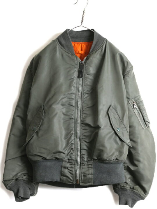 楽天市場】民間 80s USA製 ビンテージ □ ALPHA INDUSTRIES 社製 MA-1 