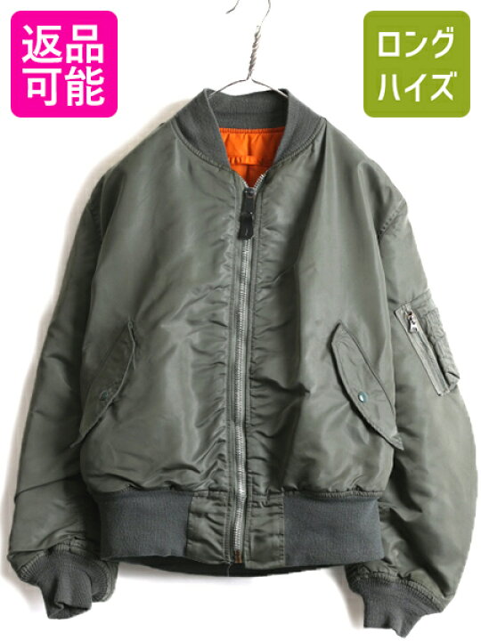 楽天市場】民間 80s USA製 ビンテージ □ ALPHA INDUSTRIES 社製 MA-1  