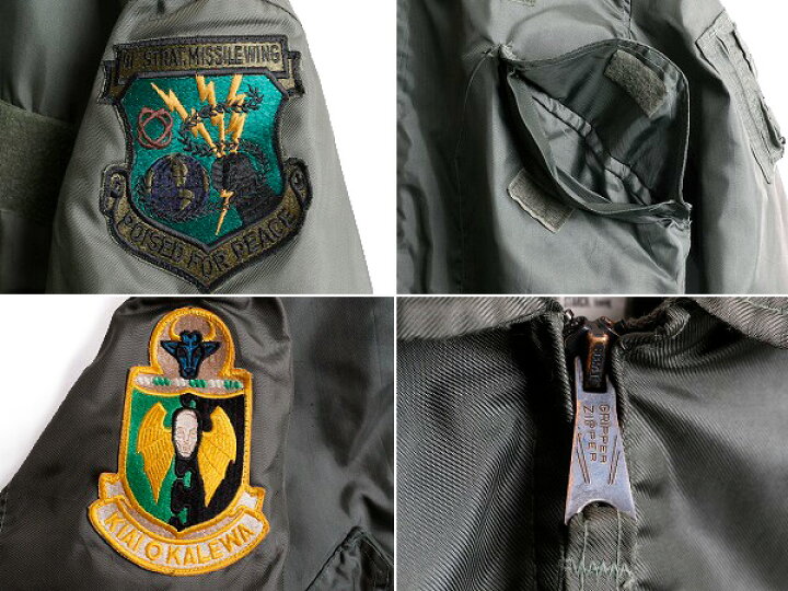 楽天市場】80s AVIREX 社製□ 85年製 米軍実物 USAF エアフォース CWU 
