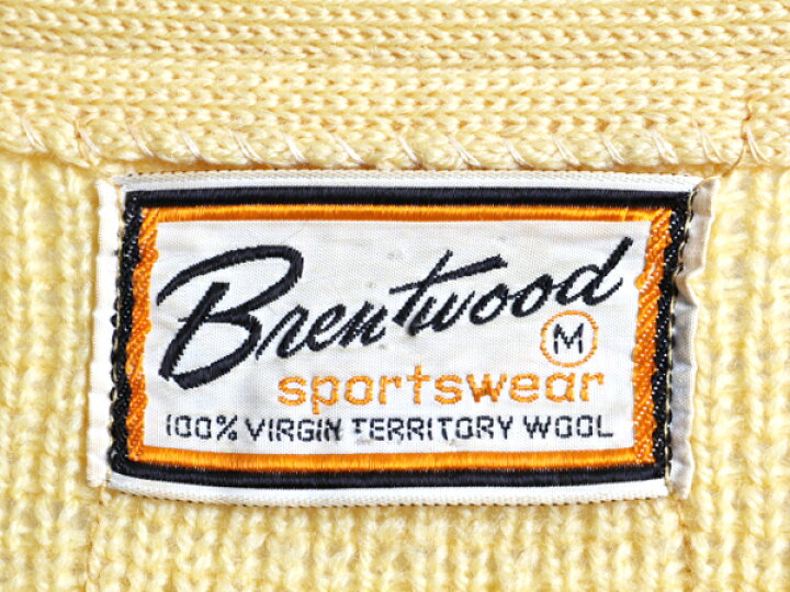 楽天市場】60s ビンテージ ☆ BRENTWOOD ウール 長袖 ニット  