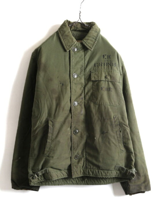 楽天市場】好雰囲気 ステンシル 70s 80s ☆ 米軍実物 US NAVY A-2 