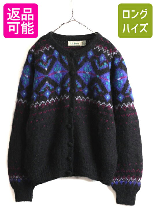 楽天市場】80s モヘア 70% □ エルエルビーン ノルディック ニット 