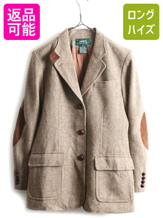 楽天市場】90s □ ラルフローレン ヘリンボーン テーラード ジャケット  