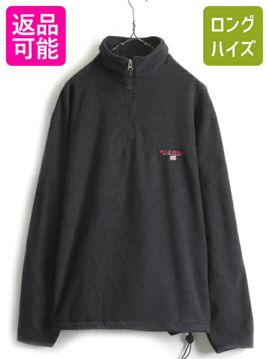 楽天市場】90s 人気 黒 □ POLO SPORT ラルフローレン フリース  