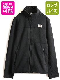 【5/24 マラソン 400円OFF&P5倍!】 US企画 ■ ノースフェイス ゴードン ライオンズ フルジップ ジャケット ( メンズ M ) The North Face セーター フリース アウトドア 濃灰| 古着 中古 日本未発売 Gordon Lyons フリースジャケット ブルゾン ジャンパー ハイネック ワンポ