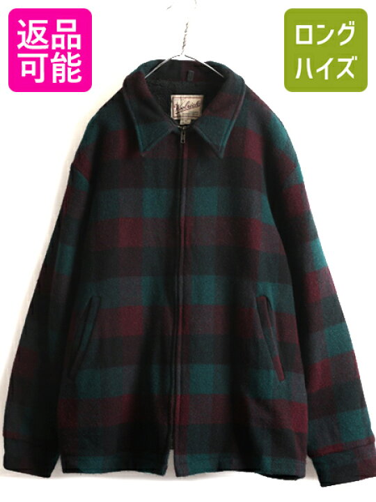 楽天市場】90s USA製 □ ウールリッチ 裏ボア チェック ウール 