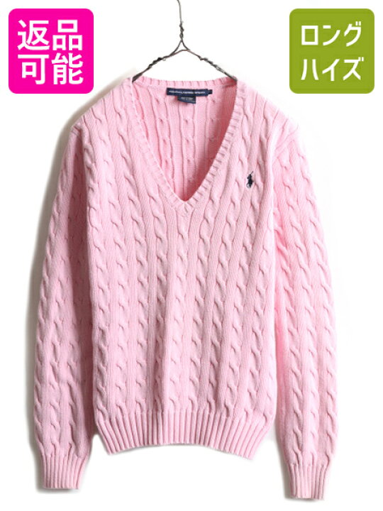 楽天市場】□ ラルフローレン コットン ケーブル ニット セーター  
