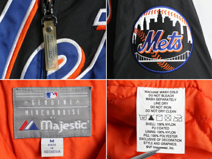 楽天市場】□ MLB オフィシャル Majestic ニューヨーク メッツ 中綿 