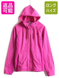 【5/30 6h限定 ポイント8倍!!】 US企画 ■ ノースフェイス キャッスル クラッグ フーディー レディース L The North Face ジャケット パーカー フリース ストレッチ ピンク| 古着 中古 日本未発売 ノース アウトドア フリースジャケット ジャンパー ブルゾン フード フルジ