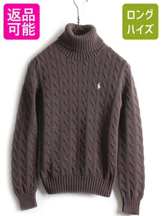 楽天市場】希少サイズ S □ ラルフローレン タートルネック コットン 