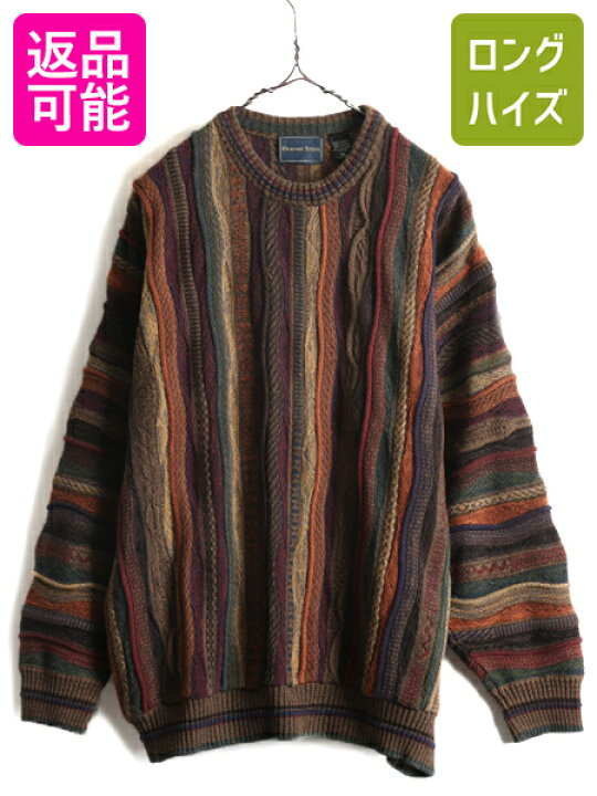 楽天市場】90s 大きいサイズ XL □ FLORENCE TRICOT 3D 立体編み 