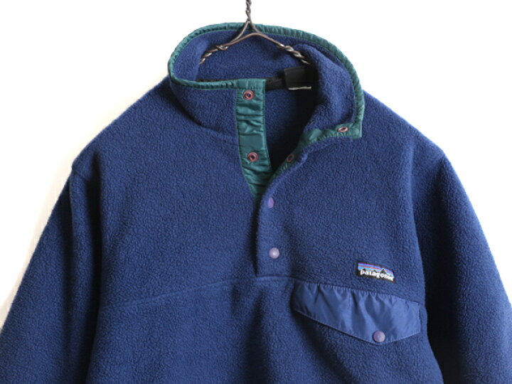 楽天市場】90s 希少サイズ XS □ 96年製 パタゴニア フリース スナップ 