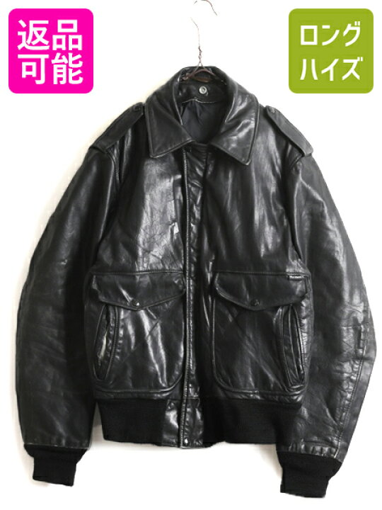 楽天市場】80s USA製 □ ショット G-1 タイプ 本革 レザー ジャケット  