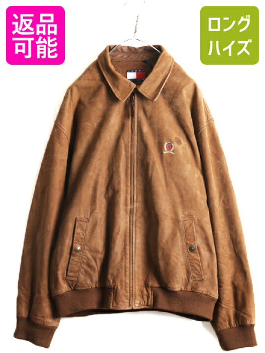 楽天市場】90s オールド □ トミーヒルフィガー 本革 レザー 