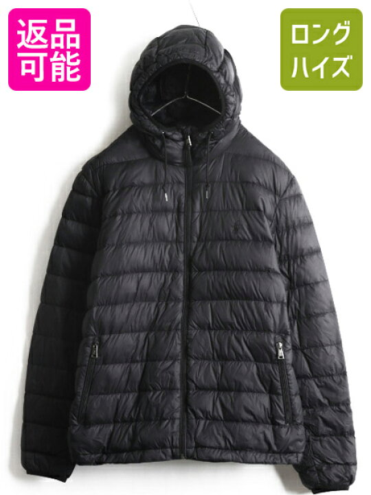 楽天市場】人気 黒 □ POLO ポロ ラルフローレン ナイロン ダウン 