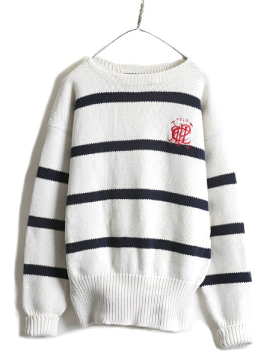 楽天市場】90s □ POLO ポロ ラルフローレン ボーダー ボートネック 