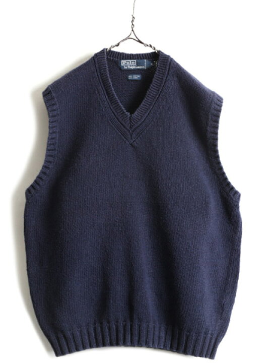楽天市場】90s □ POLO ポロ ラルフローレン コットン リネン ニット 