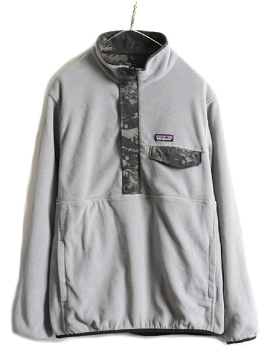 楽天市場】15年製 □ パタゴニア リバーシブル スナップT グリセード  