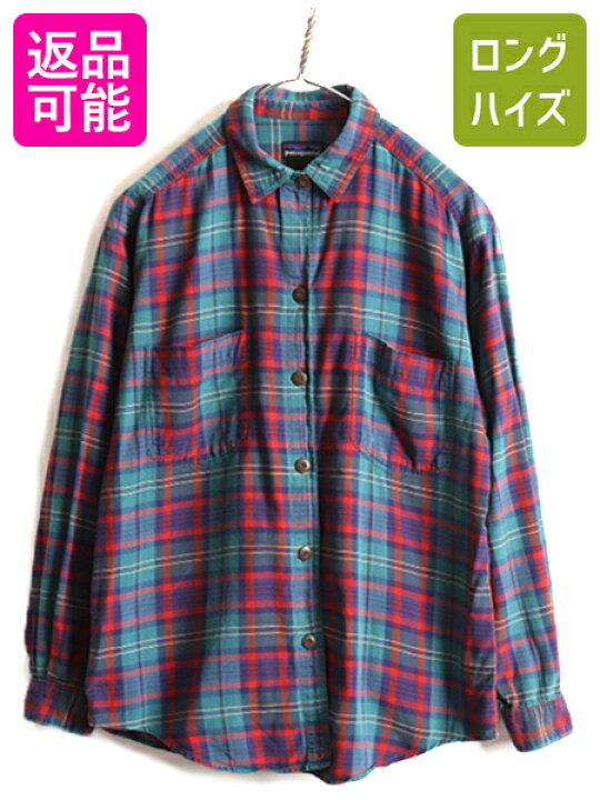 楽天市場】雪なし 90s ポルトガル製 □ パタゴニア チェック 長袖 