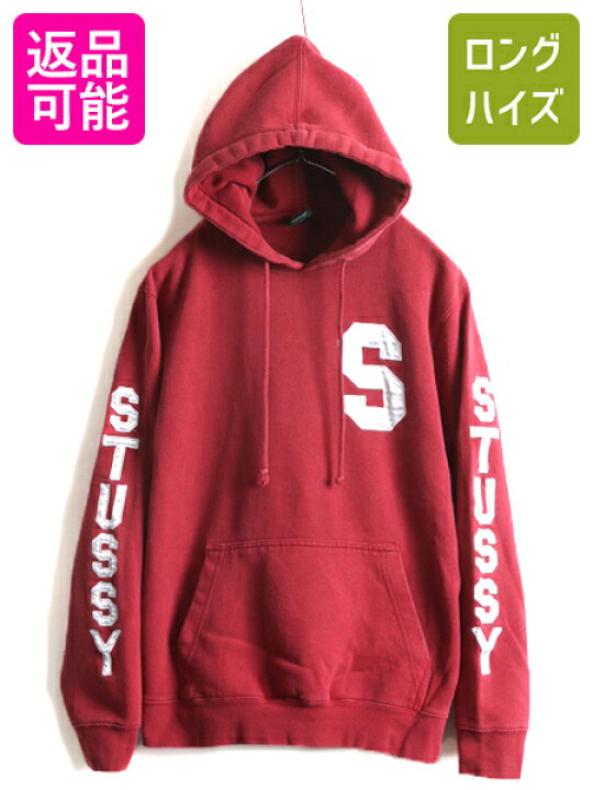 楽天市場】USA製 □ ステューシー 3面 ロゴ 刺繍 スウェット フード 