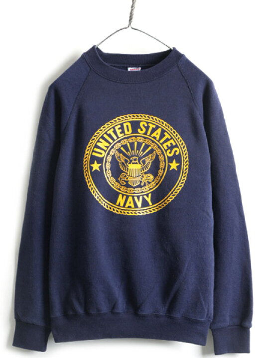 楽天市場】90s USA製 □ US NAVY プリント スウェット トレーナー 