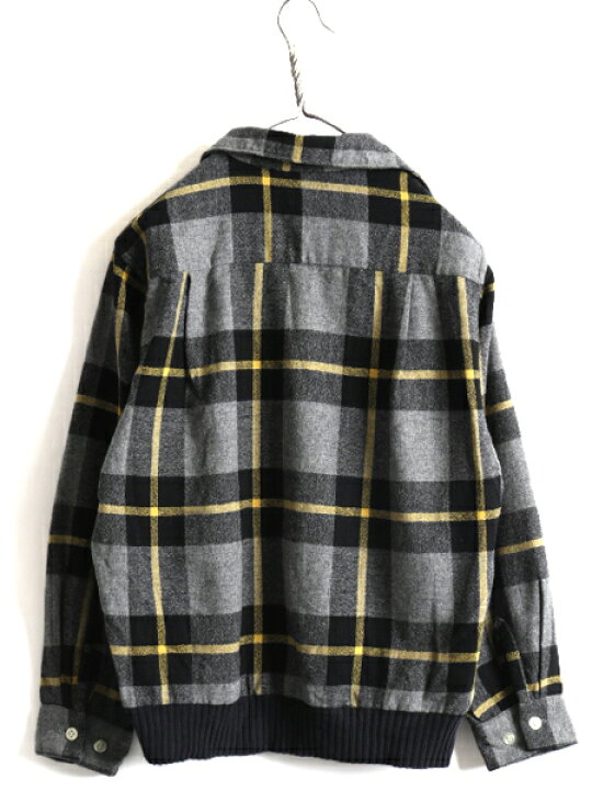 PURITAN ウールシャツ 70年代 ピューリタン オンブレチェックシャツ 