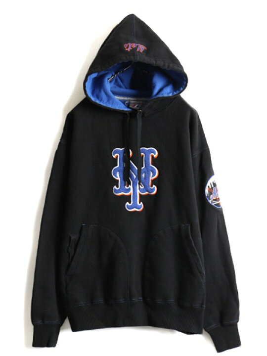 楽天市場】MLB オフィシャル Majestic NY メッツ スウェット パーカー 