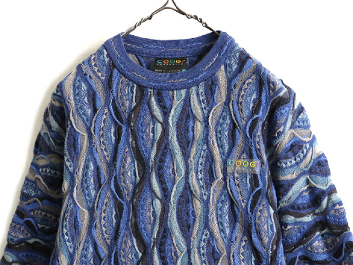 楽天市場】90s オーストラリア製 □ COOGI 3D 立体編み コットン 