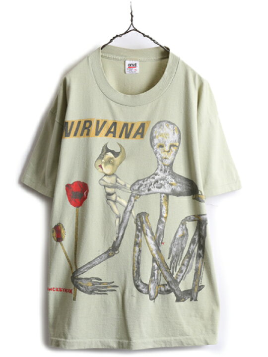 楽天市場】90s ☆ ニルバーナ INCESTICIDE プリント 半袖 Tシャツ 