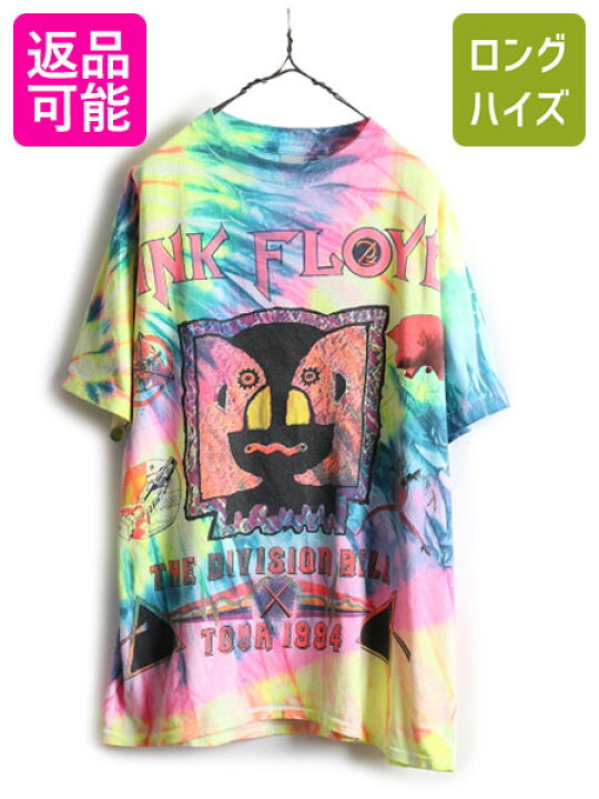 楽天市場】90s ☆ ピンクフロイド 1994 ツアー プリント タイダイ 半袖  