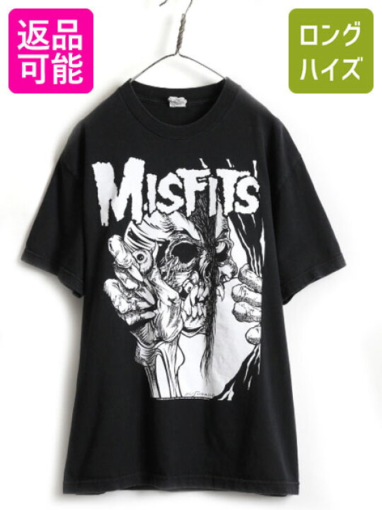 楽天市場】00s ☆ ミスフィッツ パスヘッド スカル プリント 半袖 T  