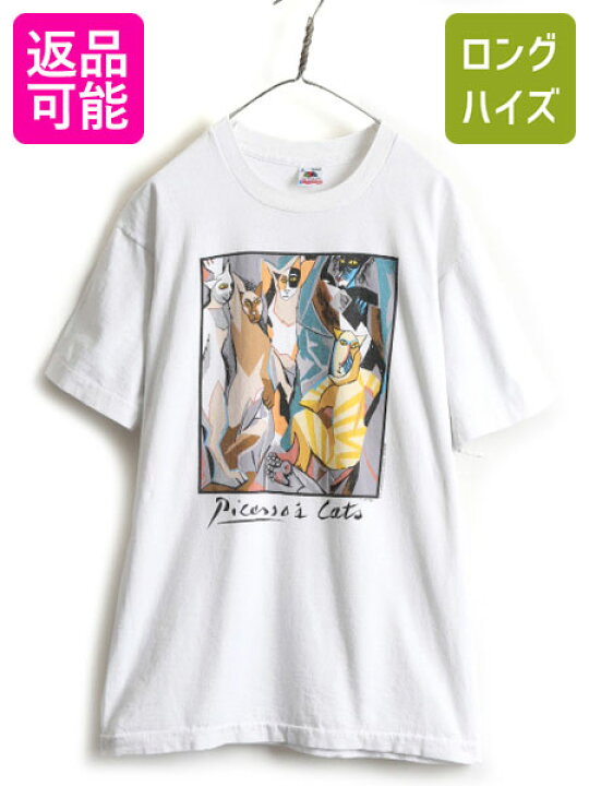 楽天市場】90s USA製 ☆ ピカソ アート プリント パロディ 半袖 T 