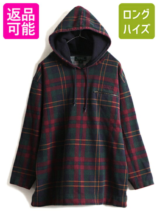 楽天市場】90s □ LAUREN ラルフローレン チェック スウェット 