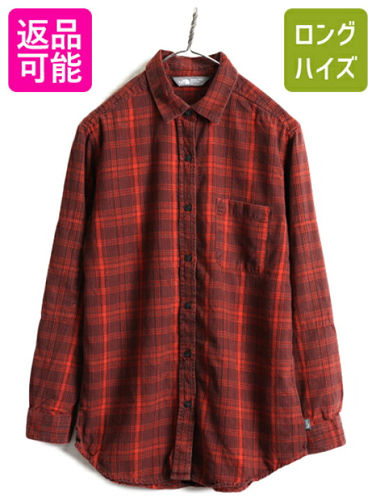 楽天市場】US企画 □ ノースフェイス チェック 長袖 フランネル シャツ 