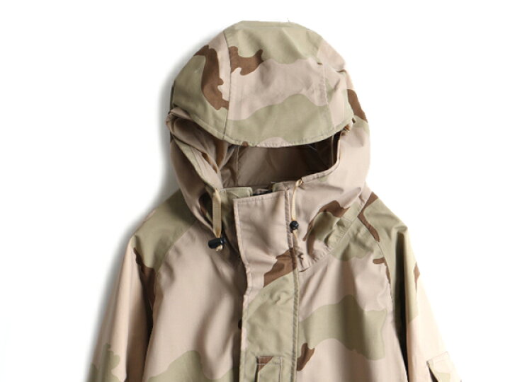 楽天市場】00s □ 04年製 米軍実物 US ARMY ゴアテックス デザートカモ 