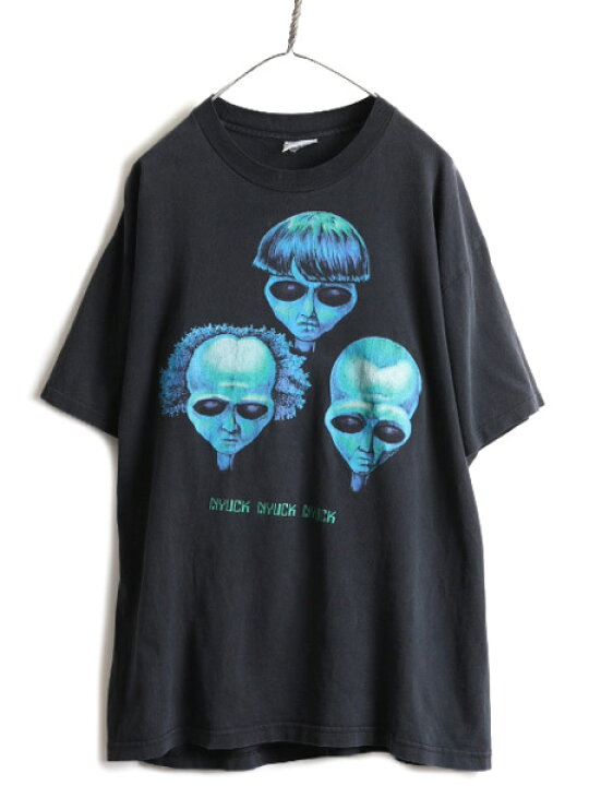 楽天市場】90s USA製 ☆ 三ばか大将 エイリアン プリント 半袖 Tシャツ  
